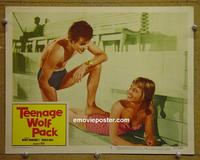 D970 TEENAGE WOLF PACK lobby card #2 '57 Bookholt, Baal