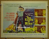 C548 THIS EARTH IS MINE title lobby card 59 Rock Hudson