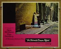 E008 THOMAS CROWN AFFAIR lobby card #2 '68 McQueen