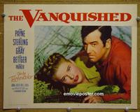 E071 VANQUISHED lobby card #5 '53 Payne, Sterling