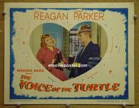 E083 VOICE OF THE TURTLE lobby card #6 '48 Reagan