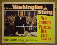 E097 WASHINGTON STORY lobby card #4 '52 Van Johnson