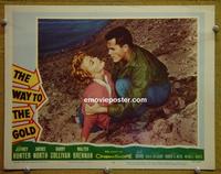 E100 WAY TO THE GOLD lobby card #4 '57 Hunter, North