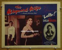 E102 WAYWARD WIFE lobby card #3 '54 Gina Lollobrigida