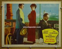 E104 WE WERE STRANGERS lobby card #8 49 Jones, Garfield