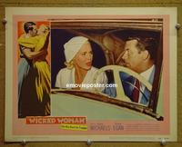 E138 WICKED WOMAN lobby card #5 '53 Beverly Michaels