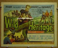 C604 WILD HERITAGE title lobby card 58 Will Rogers, Jr.