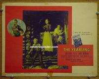 C614 YEARLING title lobby card 46 Gregory Peck classic!