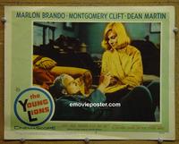 E169 YOUNG LIONS lobby card #4 58 Marlon Brando as Nazi