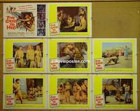 F016 5 GATES TO HELL 8 lobby cards '59 James Clavell