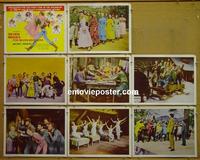 F018 7 BRIDES FOR 7 BROTHERS 8 lobby cards R60s Powell