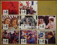 F034 AND NOW MY LOVE 8 lobby cards '75 Claude Lelouch