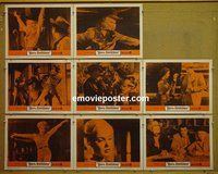 F086 BORN RECKLESS  8 lobby cards '59 Mamie Van Doren
