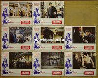 F113 CHINESE CONNECTION 8 lobby cards '73 Bruce Lee