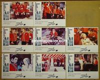 F127 CONDUCT UNBECOMING 8 lobby cards '75 York, Attenborough