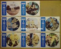 F128 CONQUEST OF SPACE 8 lobby cards '55 George Pal