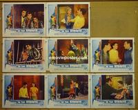 F135 CRIME IN THE STREETS 8 lobby cards '56 Cassavetes, Mineo