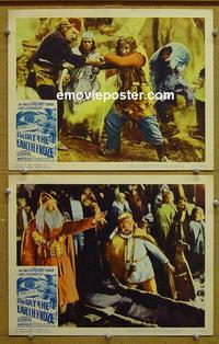 F904 DAY THE EARTH FROZE 2 lobby cards '59 sci-fi!