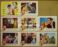 F267 IF THIS BE SIN 8 lobby cards '50 Myrna Loy