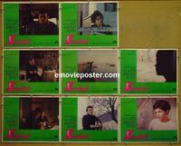 F275 ISABEL 8 lobby cards '68 Genevieve Bujold, ghosts!