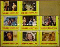 F277 JACKSON COUNTY JAIL 8 lobby cards '76 Yvette Mimieux