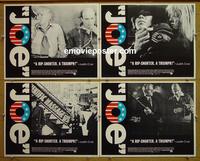 F741 JOE 4 lobby cards '70 Peter Boyle, hippies!