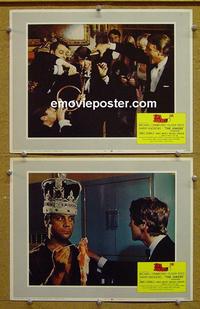 F983 JOKERS 2 lobby cards '67 Michael Crawford, Oliver Reed