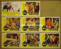 F372 MODEL & THE MARRIAGE BROKER 8 lobby cards '52 Crain