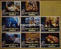 F376 MOONRAKER 8 lobby cards '79 Roger Moore as Bond