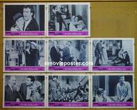 F395 NEVER TOO LATE  8 lobby cards '65 Paul Ford
