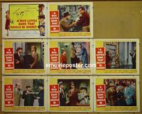 F398 NICE LITTLE BANK THAT SHOULD BE ROBBED 8 lobby cards '58