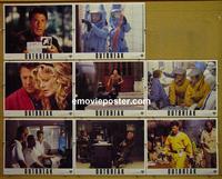 F419 OUTBREAK 8 lobby cards '95 Dustin Hoffman, Freeman