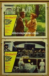 G108 SUDDENLY LAST SUMMER 2 lobby cards '60 Hepburn, Clift