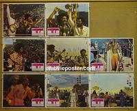 F583 WATTSTAX 8 lobby cards '73 Isaac Hayes