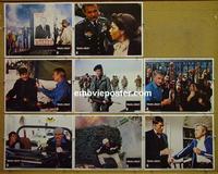 F603 WRONG IS RIGHT 8 lobby cards '82 Sean Connery