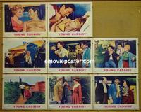 F609 YOUNG CASSIDY 8 lobby cards '65 John Ford, Rod Taylor