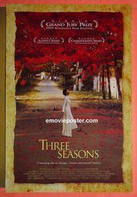 H017 3 SEASONS one-sheet movie poster '99 Tony Bui, Ngoc Nguyen