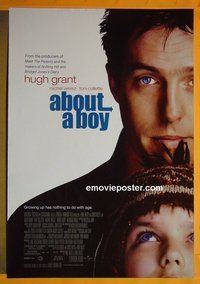 H031 ABOUT A BOY double-sided one-sheet movie poster '02 Hugh Grant, Collette