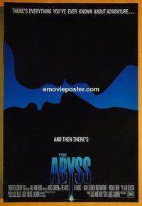 H035 ABYSS style 2 one-sheet movie poster '89 James Cameron