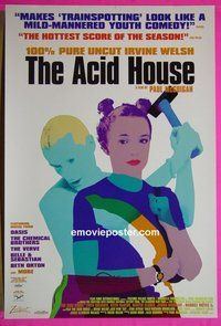 H039 ACID HOUSE one-sheet movie poster '98 English drugs!