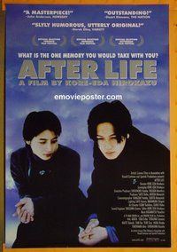 H045 AFTERLIFE arthouse one-sheet movie poster '98 Japanese fantasy