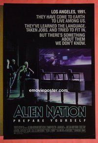 H059 ALIEN NATION one-sheet movie poster '88 James Caan, Patinkin