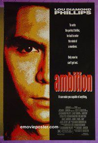 H069 AMBITION one-sheet movie poster '91 Lou Diamond Phillips