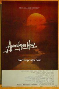 H086 APOCALYPSE NOW advance one-sheet movie poster '79 Marlon Brando