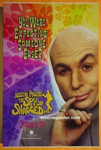 H104 AUSTIN POWERS: THE SPY WHO SHAGGED ME double-sided 'Dr. Evil' advance one-sheet movie poster '99