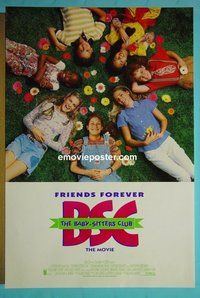 H112 BABY-SITTERS CLUB double-sided one-sheet movie poster '95 Melanie Mayron