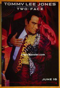 H139 BATMAN FOREVER double-sided advance one-sheet movie poster '95 Tommy Lee Jones