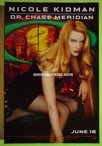 H143 BATMAN FOREVER single-sided advance one-sheet movie poster '95 Nicole Kidman