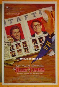 H171 BEST OF TIMES advance one-sheet movie poster '86 football