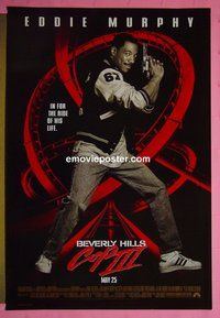 H175 BEVERLY HILLS COP 3 double-sided advance one-sheet movie poster #2 '94 Eddie Murphy